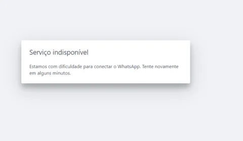 WhatsApp apresenta instabilidade e prejudica usuários na tarde desta quarta-feira