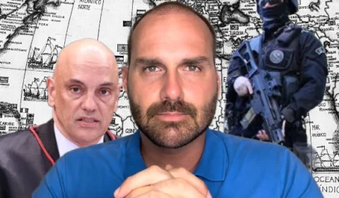 Eduardo Bolsonaro alerta sobre risco de prisão e apreensão de passaporte em vídeo nas Redes Sociais