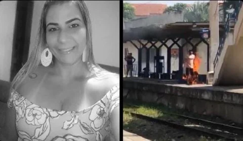 Mulher que teve corpo incendiado por ex-companheiro em estação de trem morre após dois dias internada