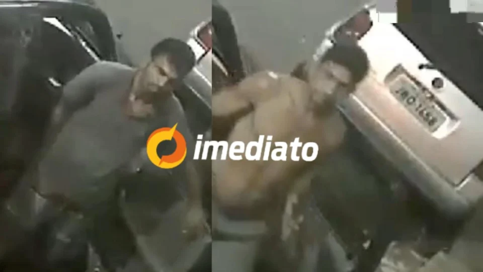 Veja Vídeo: Dupla é procurada após roubar carro na Compensa e realizar assaltos pela cidade