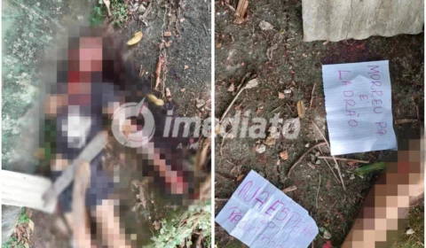 Corpo de homem é encontrado com sinais de tortura no Centro de Manaus