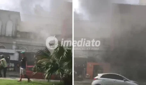 Princípio de incêndio é contido em galeria no Centro de Manaus