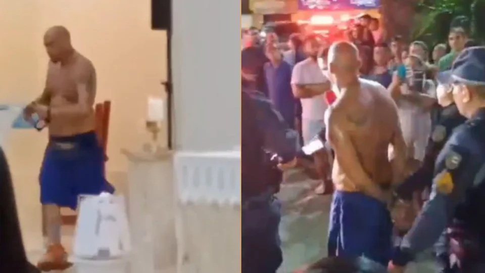 Homem invade igreja em Manaus e ameaça fiéis neste domingo