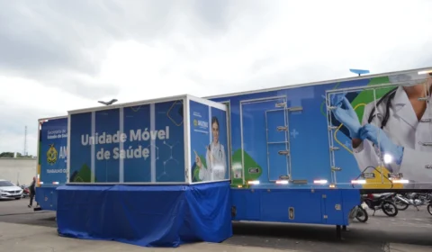 Carretas de Apoio à Saúde realizam exames de mamografia e ultrassonografia em Manaus