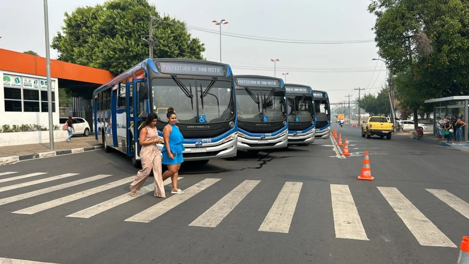 Boa Vista recebe 8 ônibus com acessibilidade e reconhecimento facial