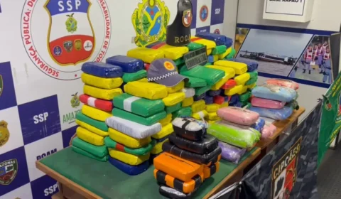 Polícia apreende cocaína avaliada em mais de R$ 10 milhões escondida em embarcação