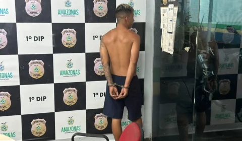 Homem é preso com arma e drogas no centro de Manaus