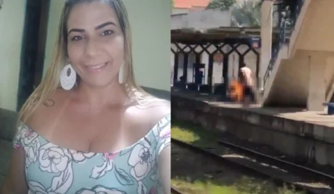 VEJA VÍDEO: Homem taca fogo em mulher em estação de trem no Rio