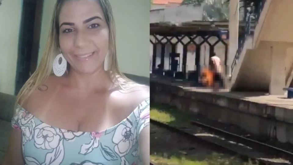 VEJA VÍDEO: Homem taca fogo em mulher em estação de trem no Rio