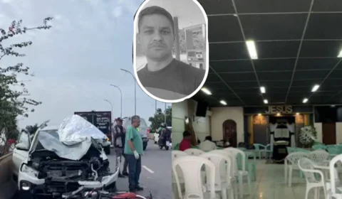 Mototaxista morto em acidente no Complexo Viário de Flores é velado pela família em Manaus