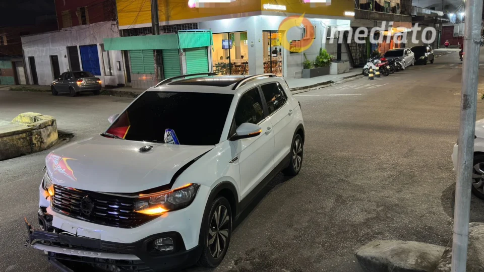 Acidente envolvendo dois veículos deixa três feridos na Zona Leste de Manaus