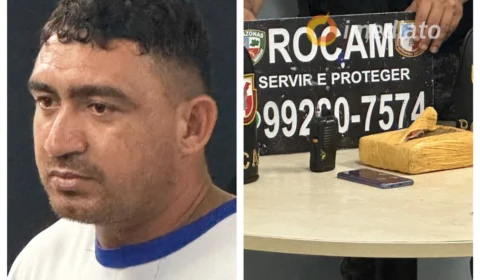 Rocam acaba de prender homem com 1 kg de droga no Parque Mauá