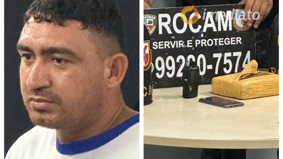 Rocam acaba de prender homem com 1 kg de droga no Parque Mauá