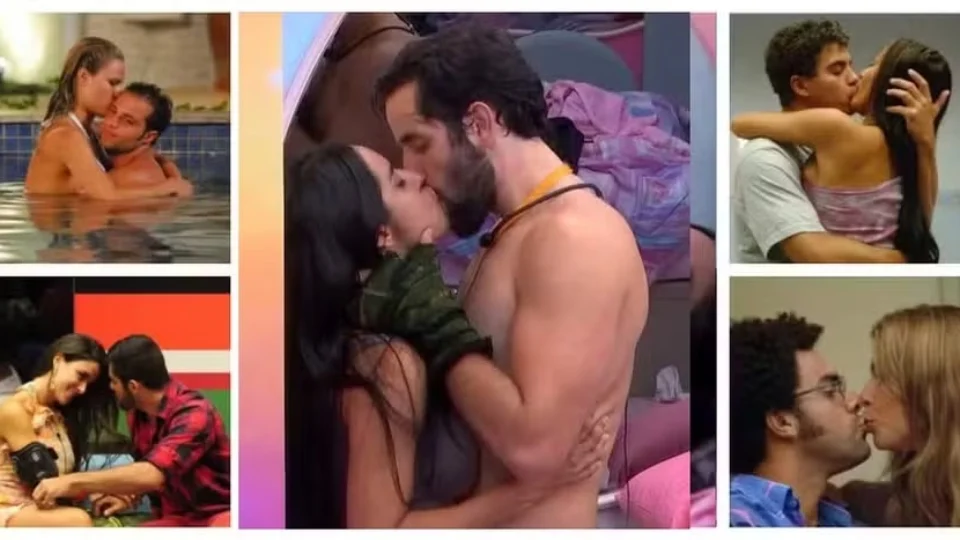 Matteus e Isabelle se beijam no ‘BBB 24’ e formam o 100º casal da história do reality show
