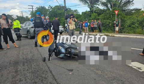 URGENTE| Motociclista morre em grave acidente na Avenida Torquato Tapajós