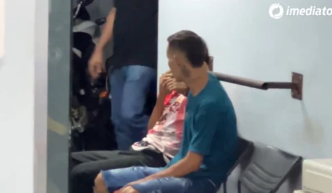 Vários motoqueiros tentanm linchar o suposto assaltante no 1º DIP