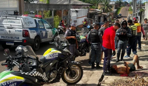 VÍDEO: População reage e lincha suspeito de assaltos em Manacapuru