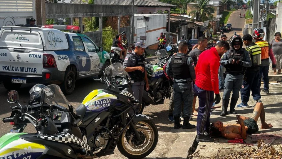 VÍDEO: População reage e lincha suspeito de assaltos em Manacapuru