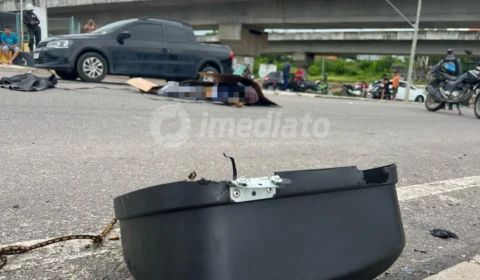 Homem Morre após enrolar-se em fio solto na Avenida Rodrigo Otávio