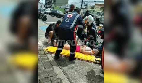 VÍDEO: Idosa é atropelada em faixa de pedestres em Manaus