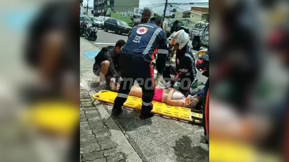 VÍDEO: Idosa é atropelada em faixa de pedestres em Manaus