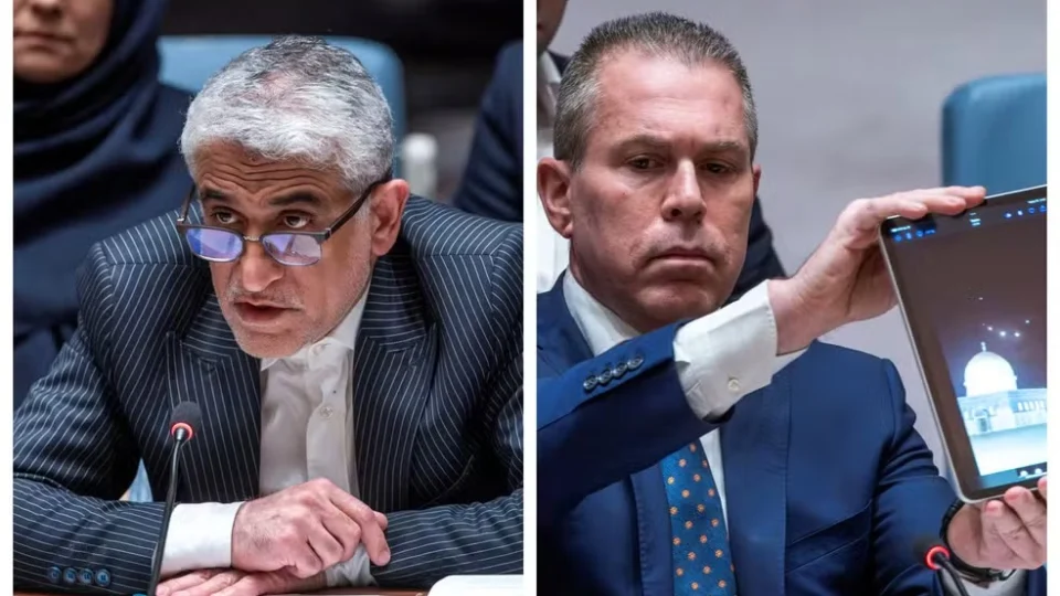 No Conselho de Segurança da ONU, Israel pede ‘todas as sanções’ contra o Irã, que afirma que agiu de forma legítima