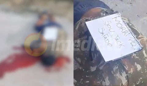 “Morri porque sou Jack safado”, diz placa em cima de homem executado no Lago Azul