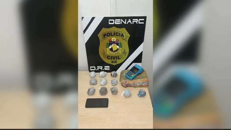 Operação da PCRR resulta na apreensão de entorpecente em “boca de fumo” no Bairro Santa Luzia