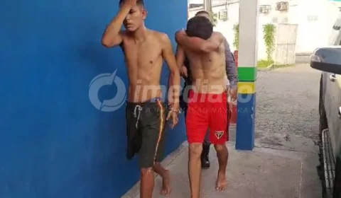 Dupla é presa depois de assalto a loja de capacete no Mutirão