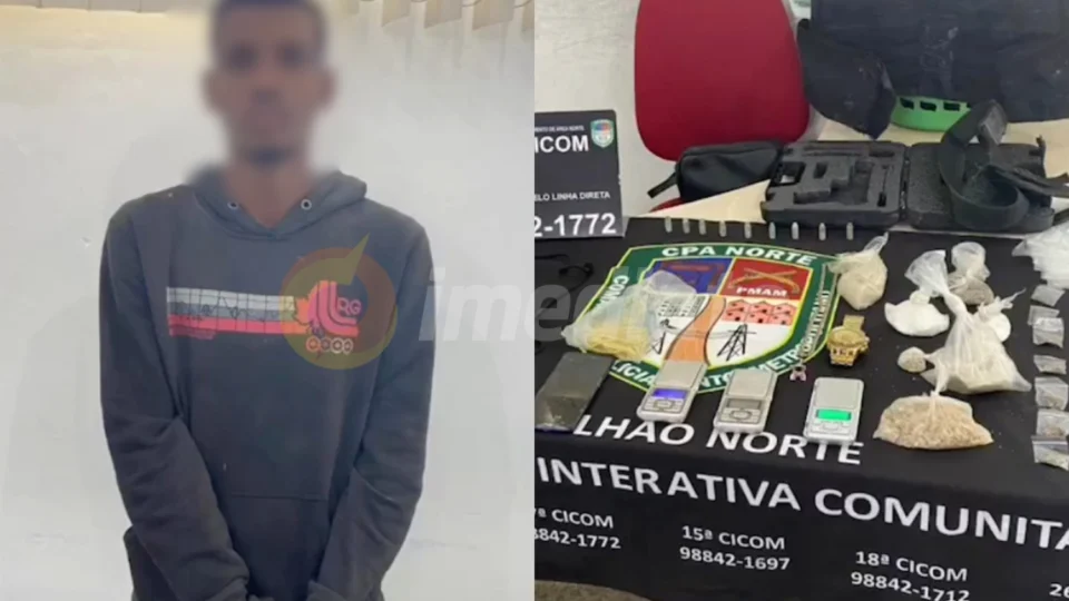 Traficante é preso com porção de drogas na Zona Norte