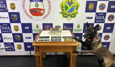 Polícia Militar apreende maconha em embarcação durante Fiscalização em Coari