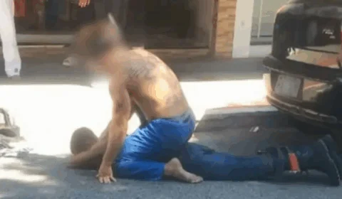 VEJA VÍDEO: professor de MMA evita ação de assaltante com golpe mata-leão