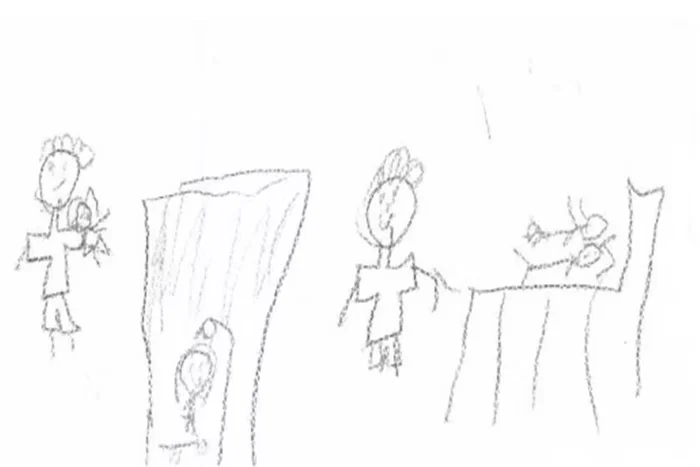 Menina de 7 anos relata em desenho estupro sofrido pelo pai