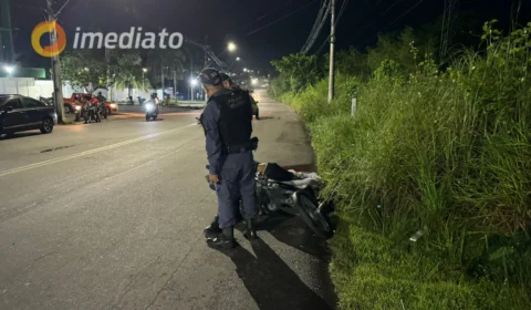 Motoqueiro morre após ser atropelado por carreta no Distrito Industrial