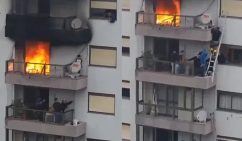 Vídeo: moradores salvam crianças de incêndio no Rio Grande do Sul