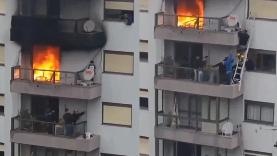 Vídeo: moradores salvam crianças de incêndio no Rio Grande do Sul