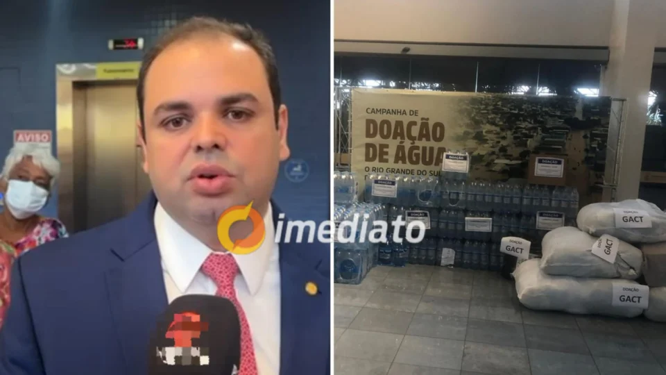Roberto Cidade realiza entrega de doações arrecadadas na Aleam para vítimas da enchente no RS