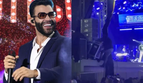 Veja Vídeo: Fã sofre acidente ao tentar invadir palco durante show de Gusttavo Lima