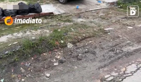 Moradores denunciam falta de infraestrutura em rua no Riacho Doce 3