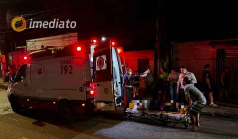Casal sofre acidente de moto após se desviar de ônibus na contra mão no Francisca Mendes