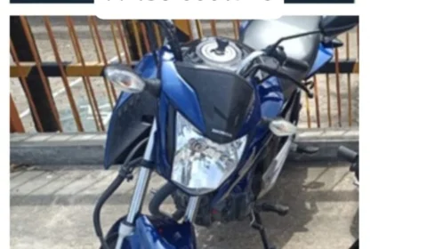 Bandidos furtam moto de frente  de fábrica no Distrito Industrial