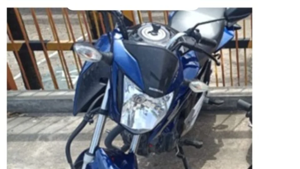 Bandidos furtam moto de frente  de fábrica no Distrito Industrial