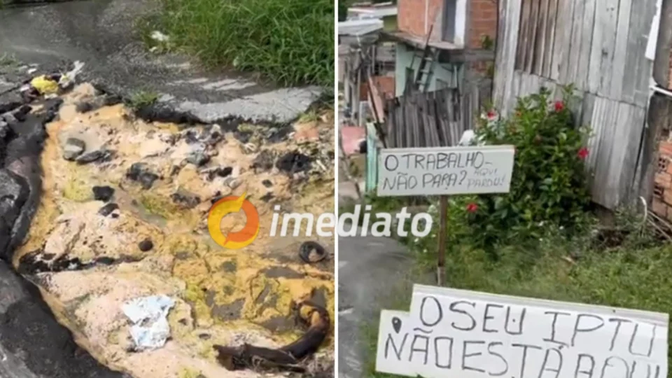 Moradores denunciam falta de infraestrutura em rua no bairro Grande Vitória