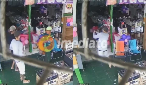 Vídeo: veja o momento em que funcionário é morto dentro de loja de móveis, na zona leste
