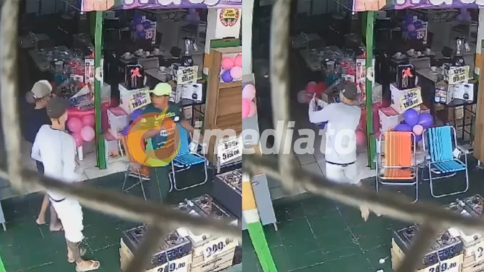 Vídeo: veja o momento em que funcionário é morto dentro de loja de móveis, na zona leste