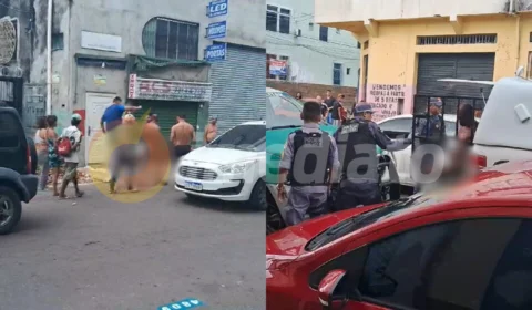 Vídeo: homem sofre tentativa de linchamento por suspeita de violentar sexualmente criança de 5 anos no Centro