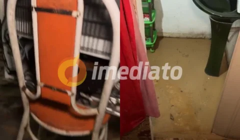 ‘Fiquei no prejuízo de uns 5 mil reais’, diz moradora que teve casa invadida por lama no Santa Luzia