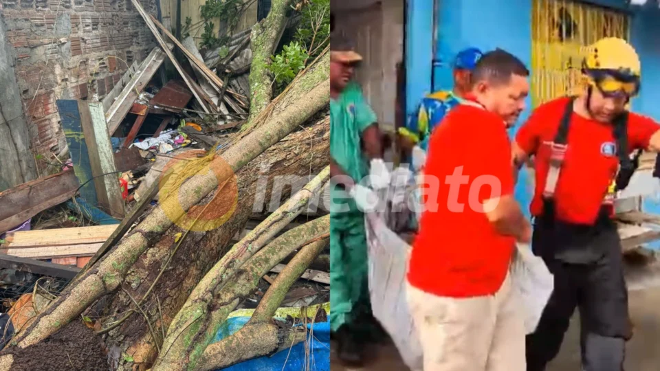 Homem morre após ser atingido por árvore em casebre na Redenção