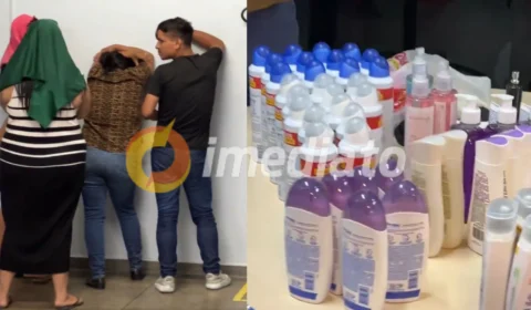 Quadrilha é presa após furtar shampoo e sabonete íntimo em supermercado em Flores