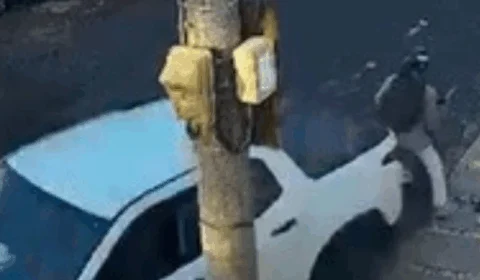 VÍDEO: motorista passa por cima de assaltante e salva enfermeira em Minas Gerais